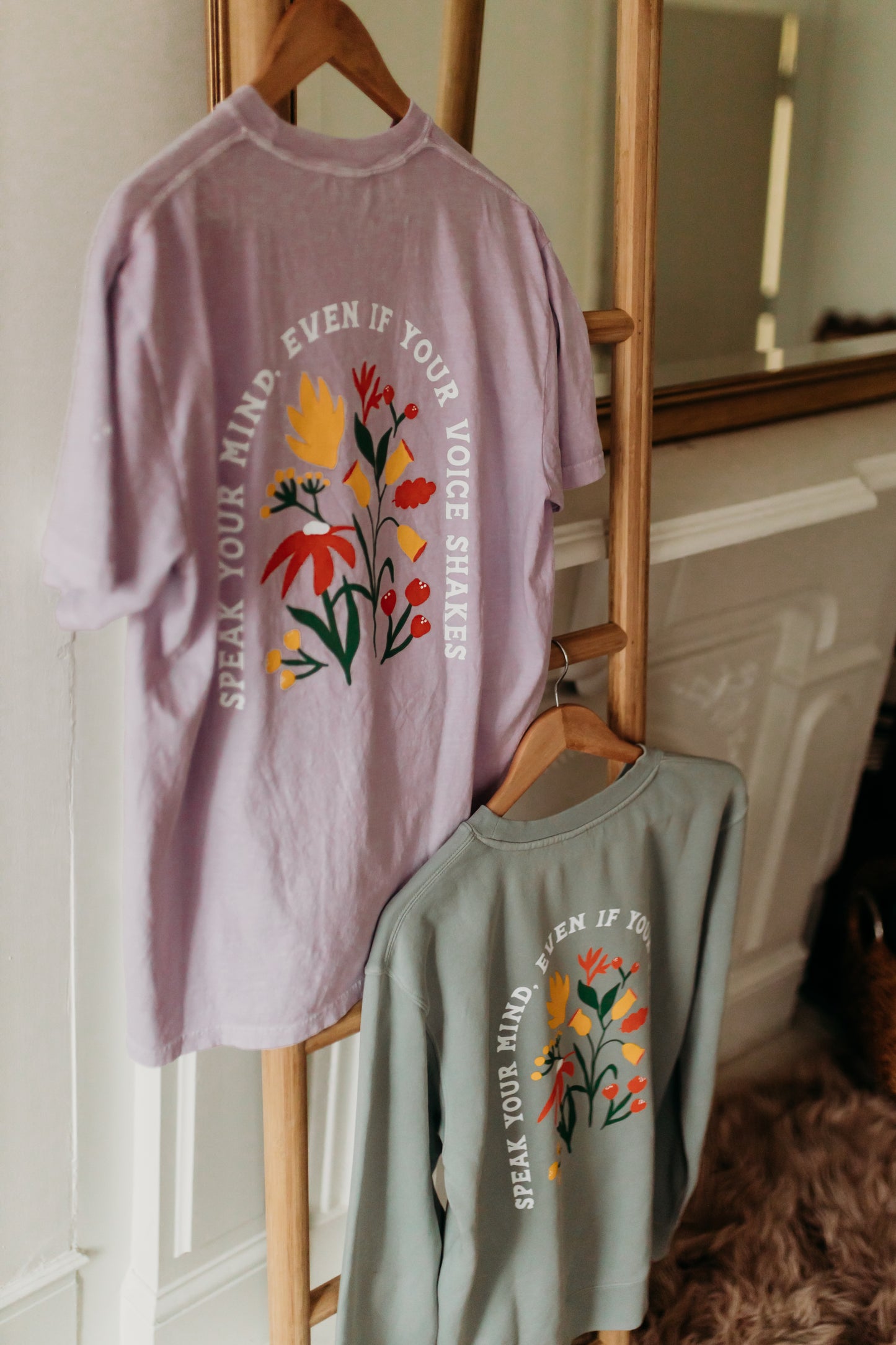 Speak Your Mind Tee in Lilac