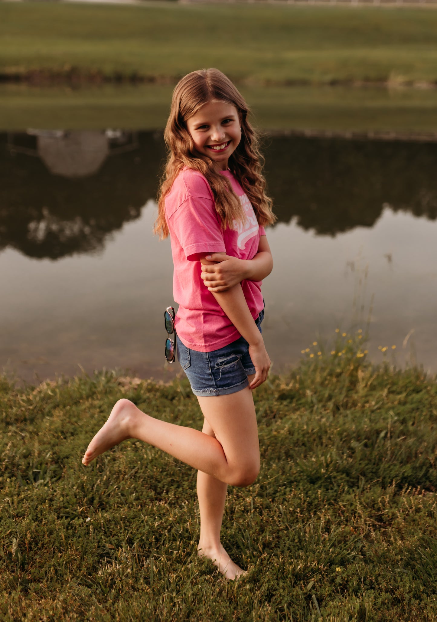 Know Your Worth Tee in Hot Pink (For The Little Dreamers)