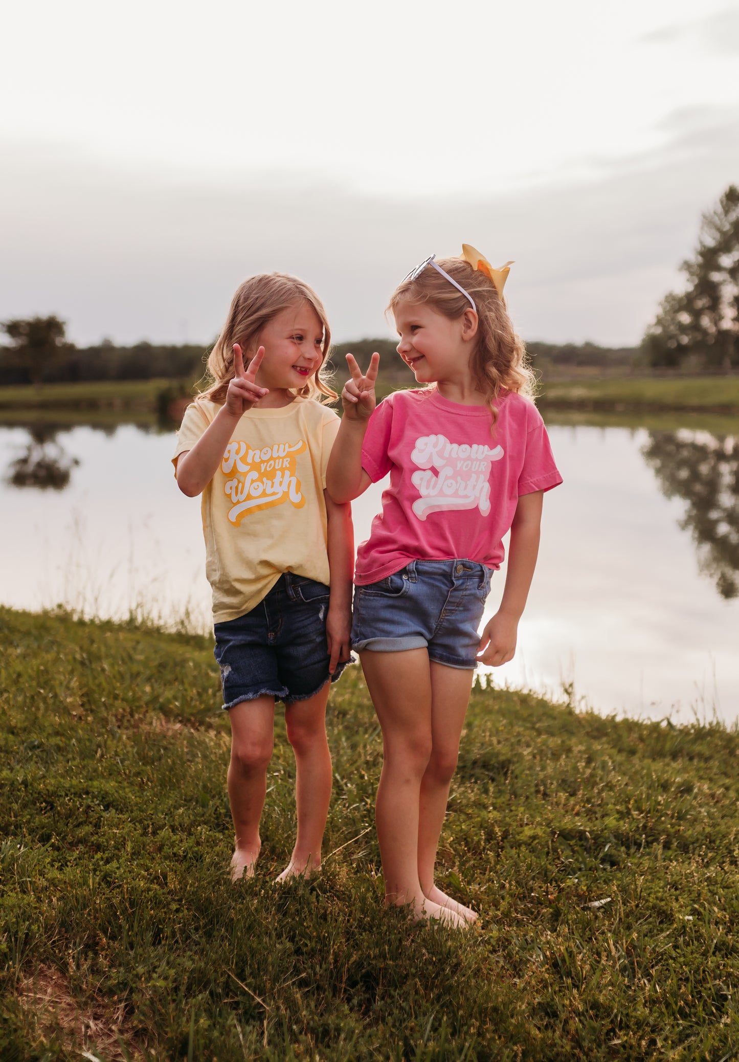 Know Your Worth Tee in Butter Yellow (For The Little Dreamers)