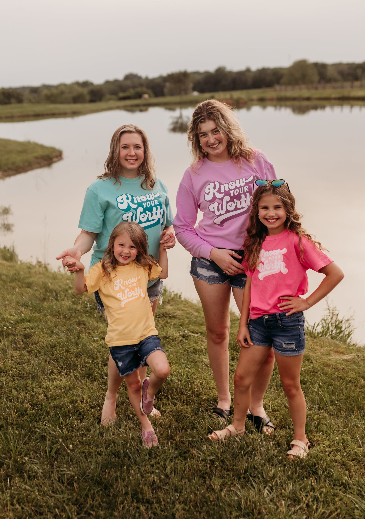 Know Your Worth Tee in Hot Pink (For The Little Dreamers)
