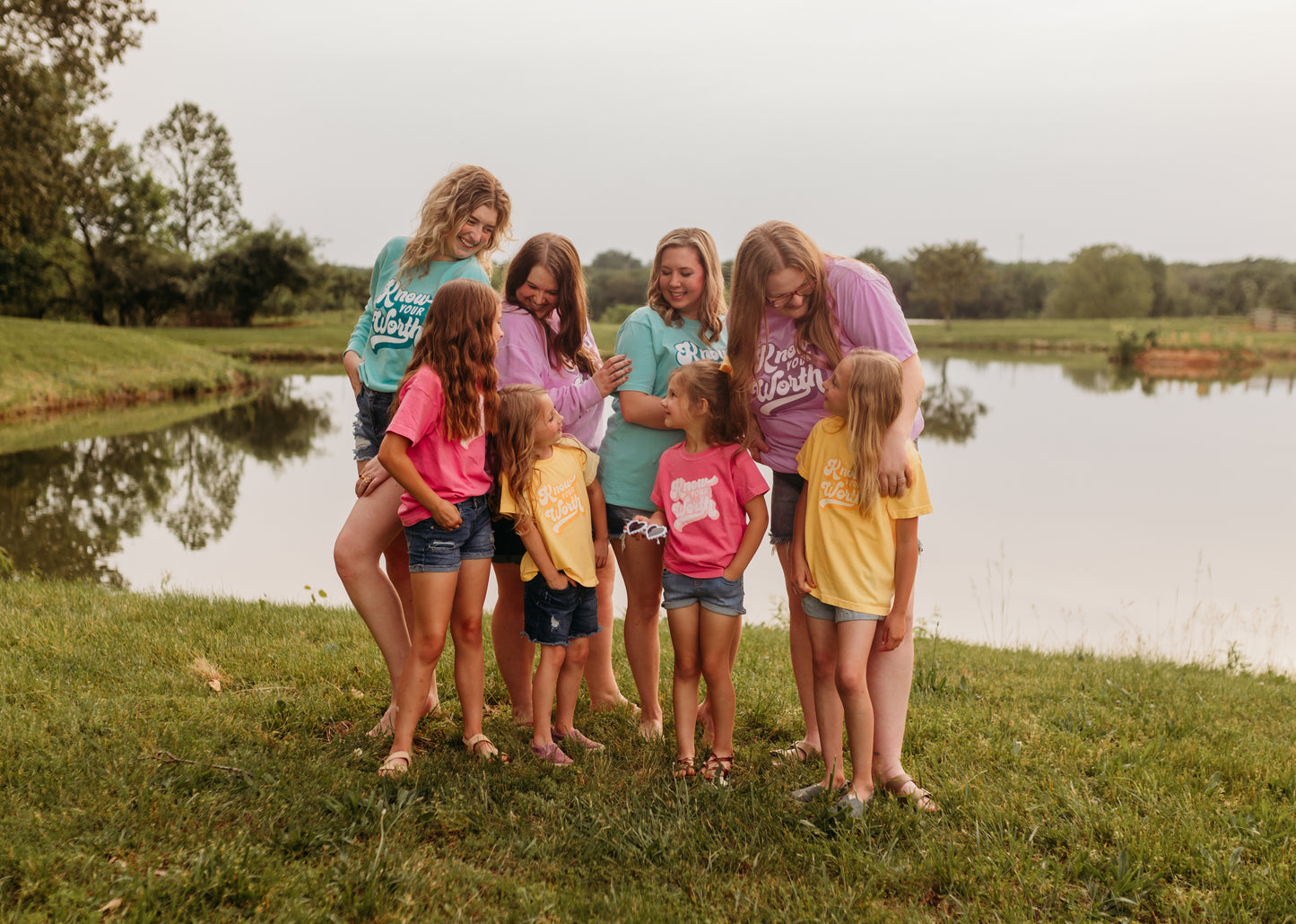 Know Your Worth Tee in Hot Pink (For The Little Dreamers)