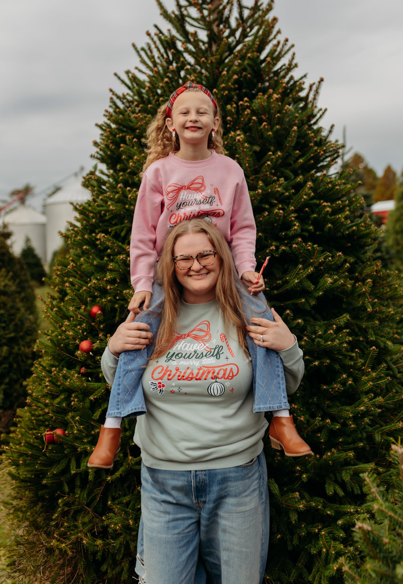 Merry Little Christmas Crew in Sage