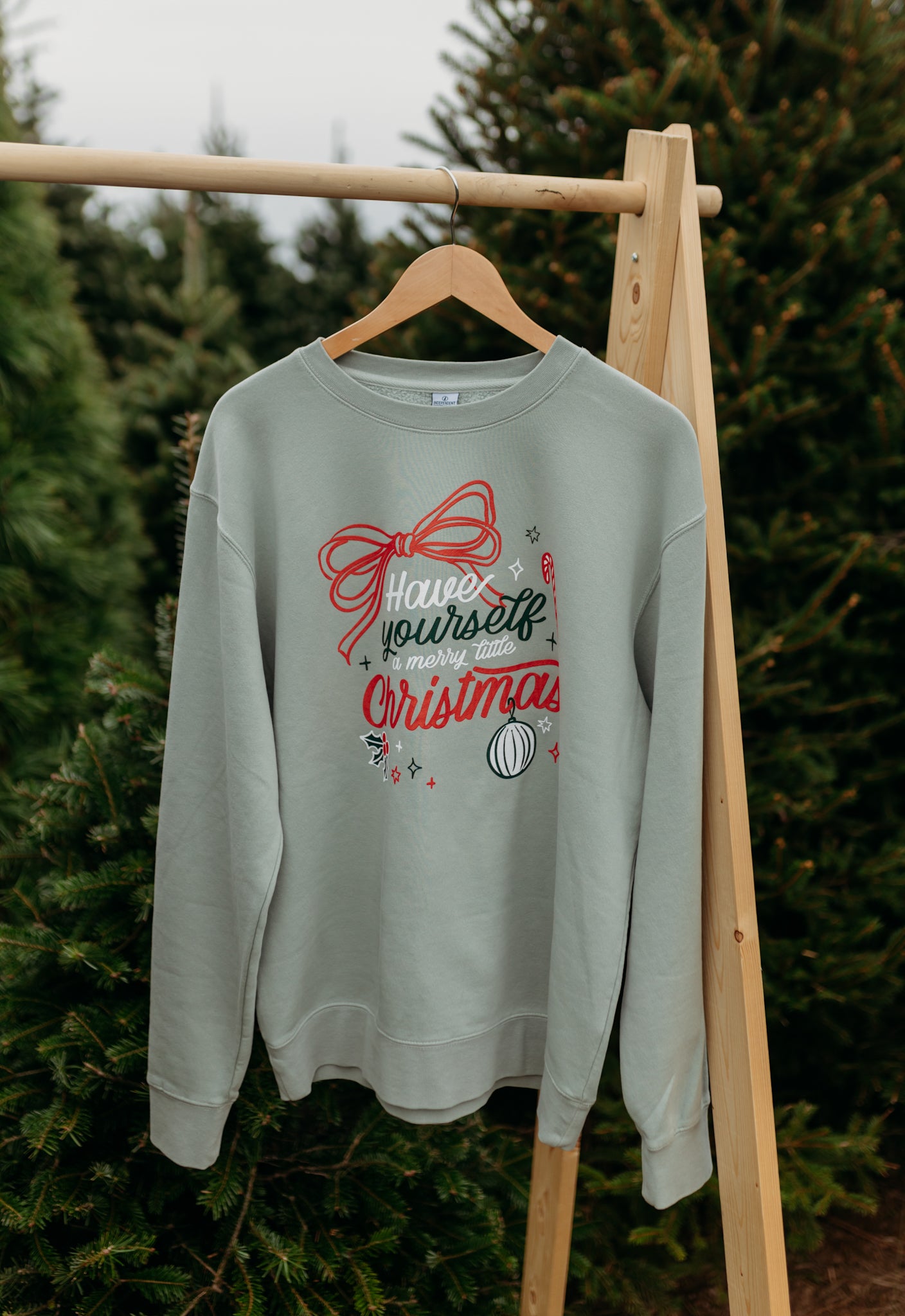 Merry Little Christmas Crew in Sage