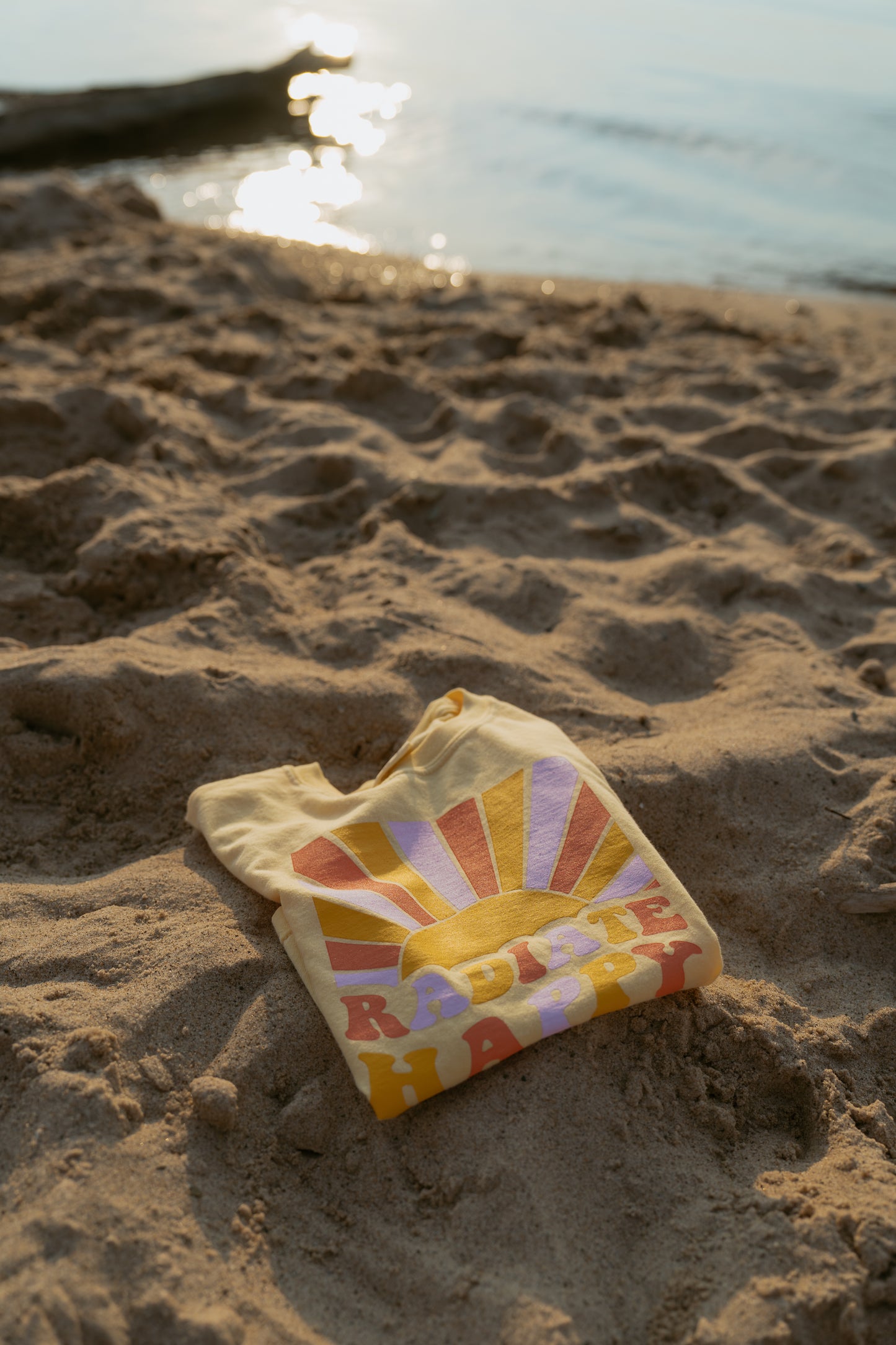 Radiate Happy Tee in Butter Yellow (For The Little Dreamers)