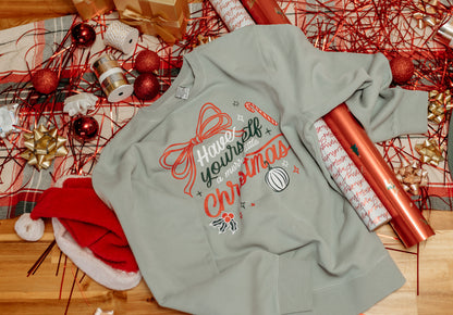 Merry Little Christmas Crew in Sage