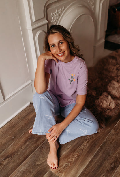 Speak Your Mind Tee in Lilac