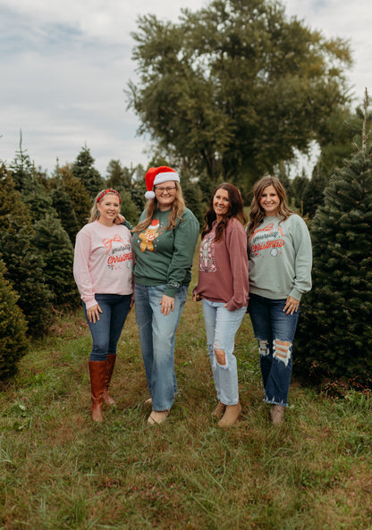 Merry Little Christmas Crew in Sage