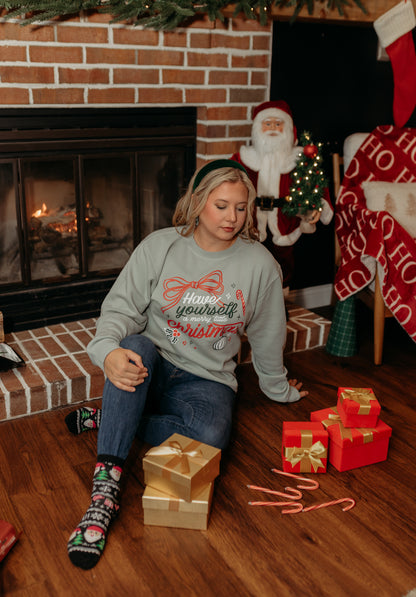 Merry Little Christmas Crew in Sage