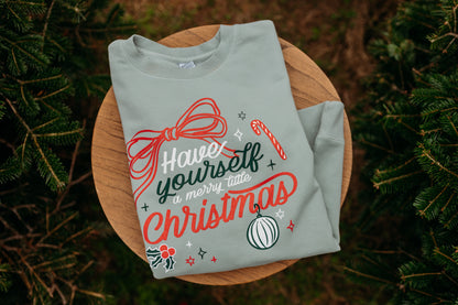 Merry Little Christmas Crew in Sage