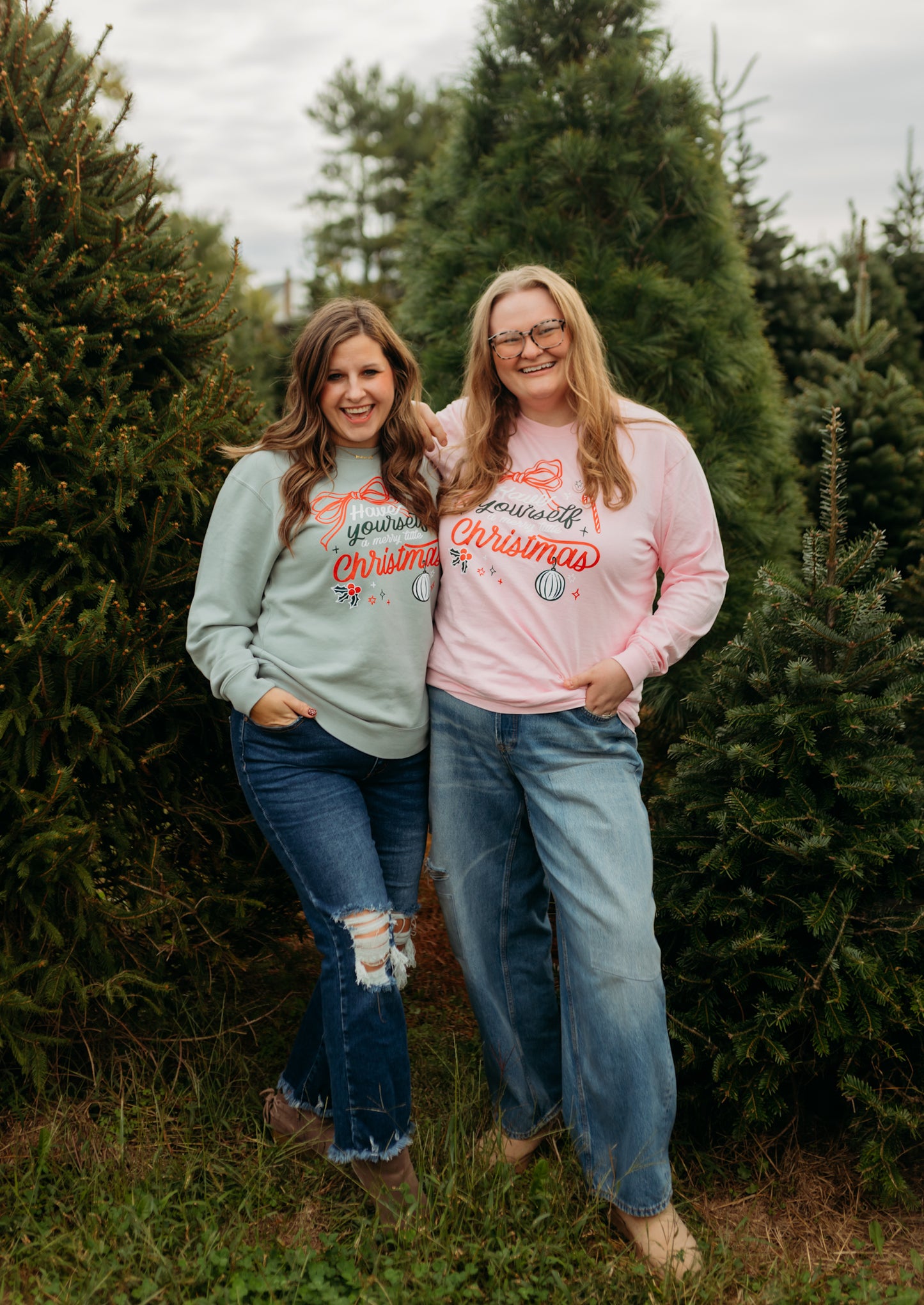 Merry Little Christmas Crew in Sage