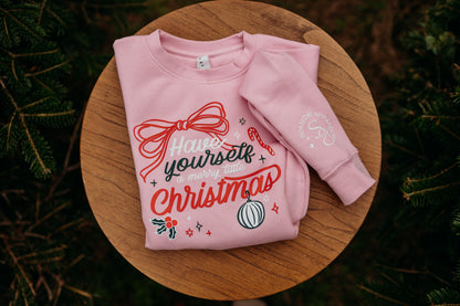 Merry Little Christmas Crew in Pink (For The Little Dreamers)