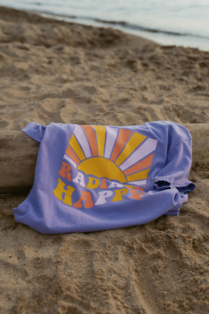 Radiate Happy Tee in Bright Violet (For The Little Dreamers)