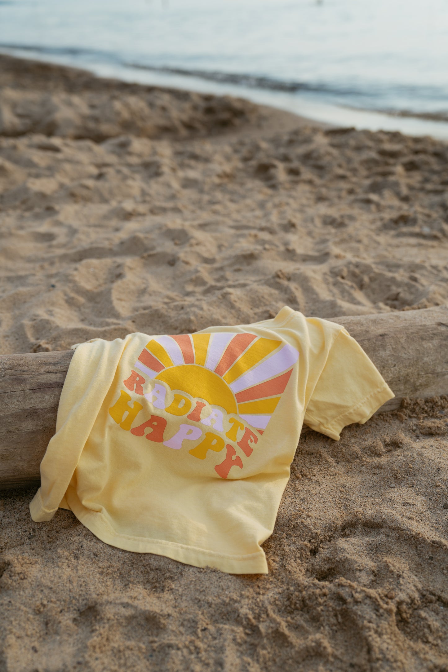 Radiate Happy Tee in Butter Yellow (For The Little Dreamers)