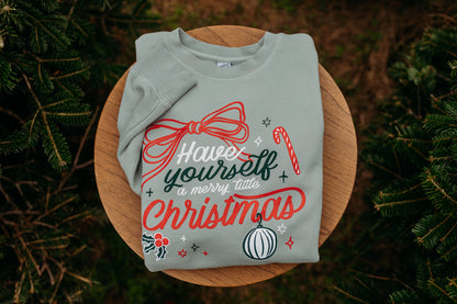 Merry Little Christmas Crew in Sage