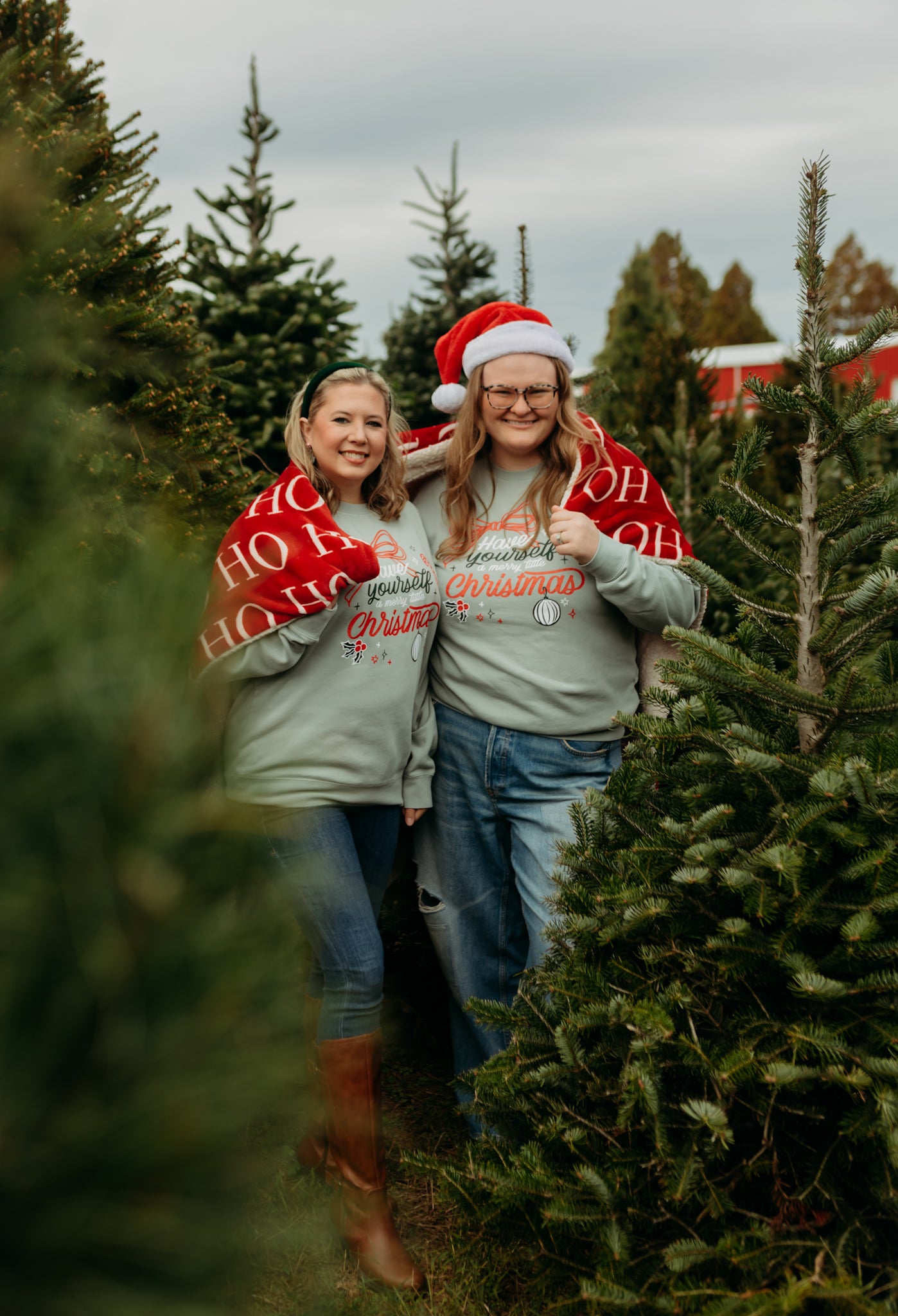 Merry Little Christmas Crew in Sage