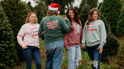 Baking Spirits Bright Crew in Alpine Green