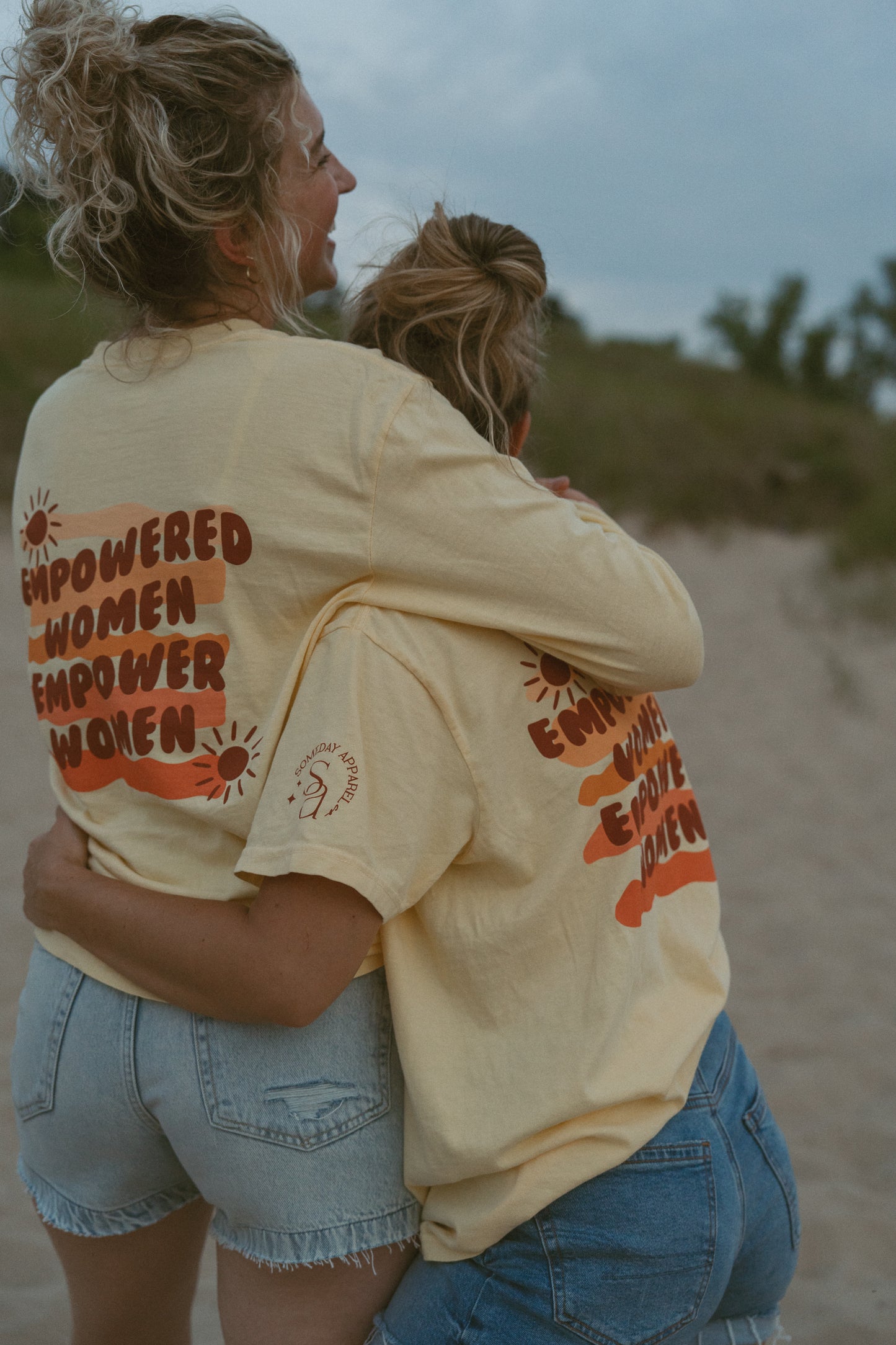 Empowered Women Long Sleeve Tee in Butter Yellow