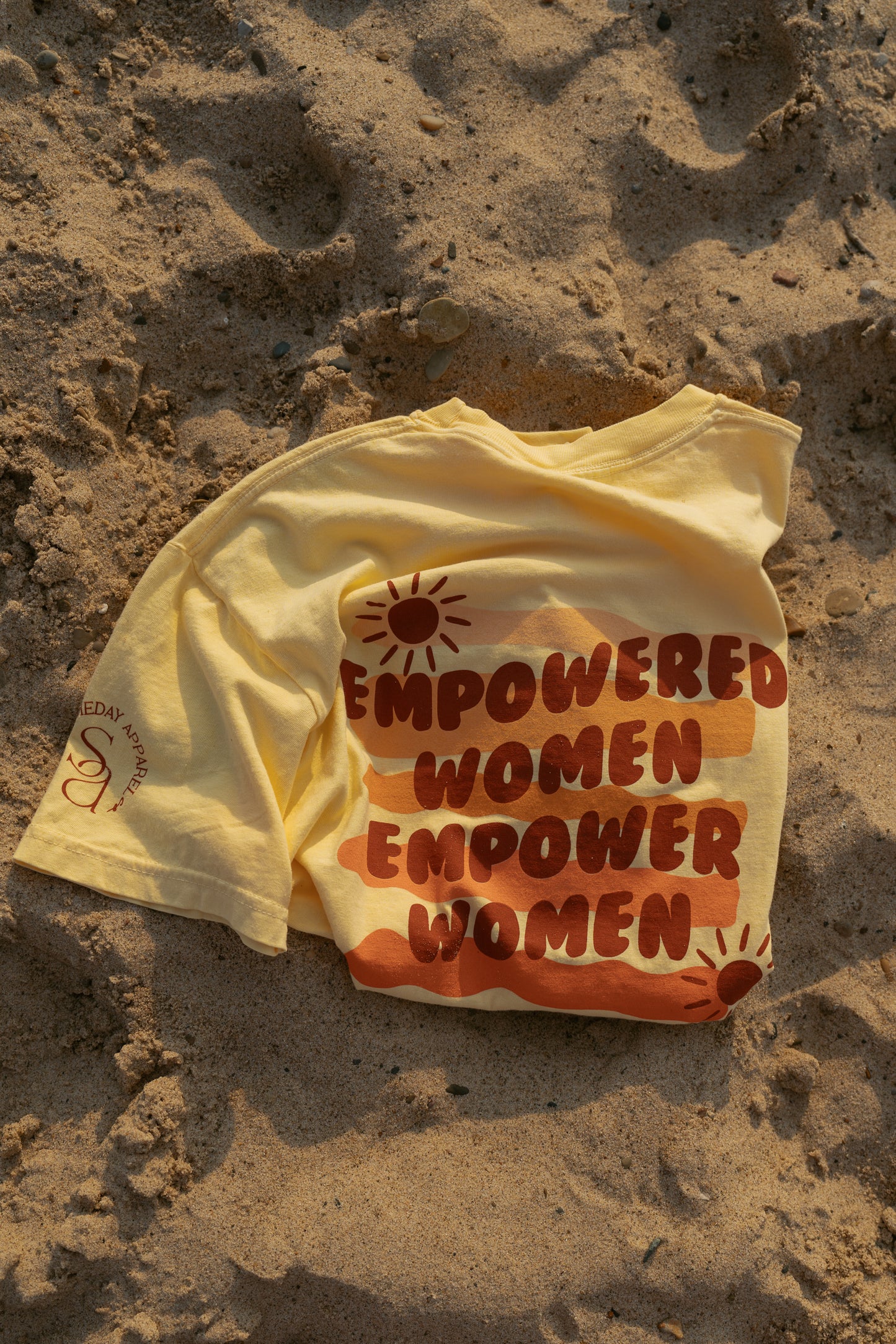 Empowered Women Short Sleeve Tee in Butter Yellow