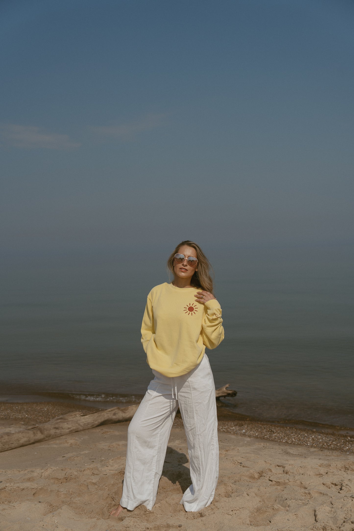 Empowered Women Crewneck in Bright Yellow