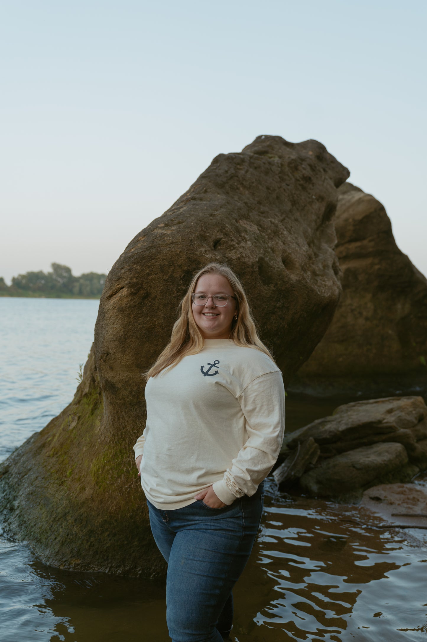 Master of My Fate Long Sleeve Tee in Ivory