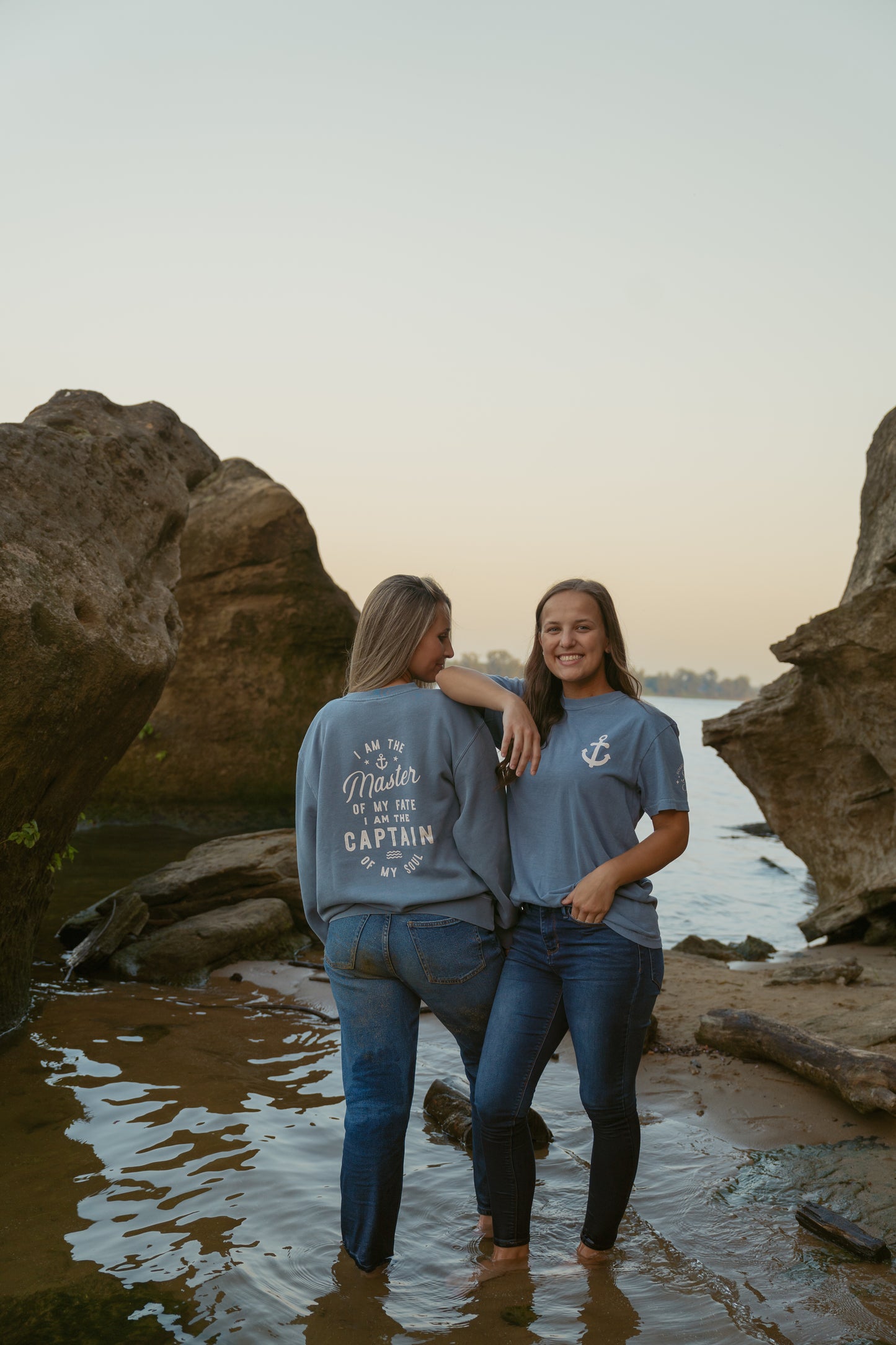 Master of My Fate Tee in Deep Blue