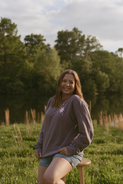 Your Fear of Looking Stupid is Holding You Back Crewneck - Purple