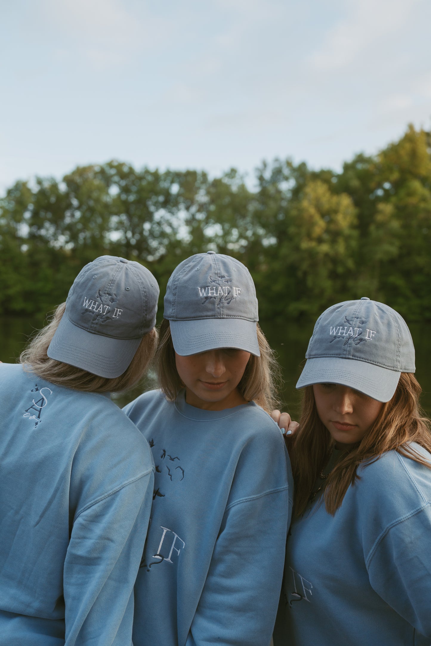 What If You Fly Baseball Cap - Denim Blue